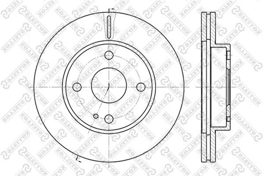 Диски Stellox передние 6020-3232V-SX купить,NaN