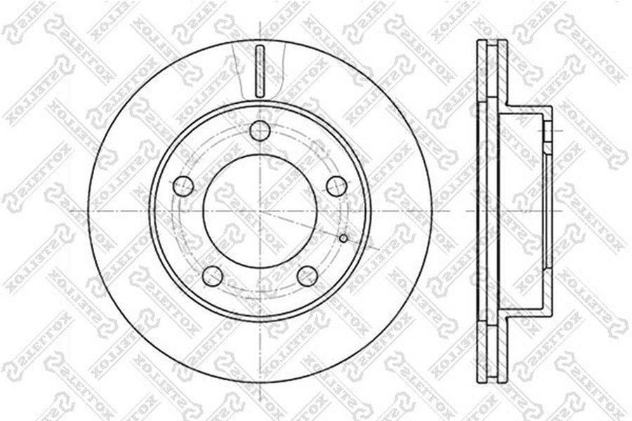Диски Stellox передние 6020-3227V-SX купить,NaN