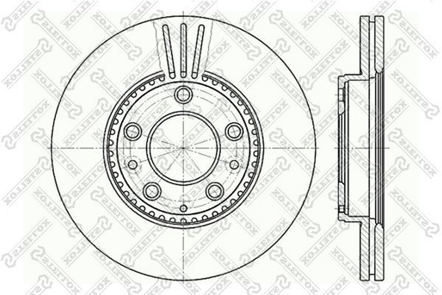Диски Stellox передние 6020-3245V-SX купить,NaN