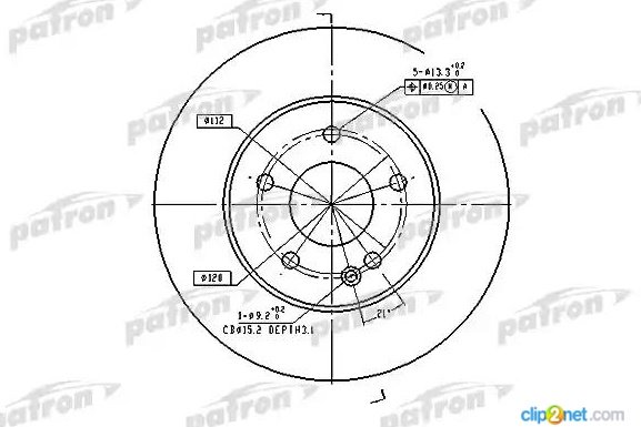 Диски PATRON передние PBD2654 купить,NaN