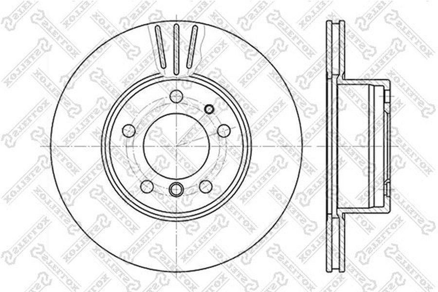 Диски Stellox передние 6020-1519V-SX купить,NaN