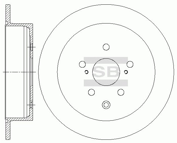 Диски Sangsin Brake задние SD4035-M купить,NaN