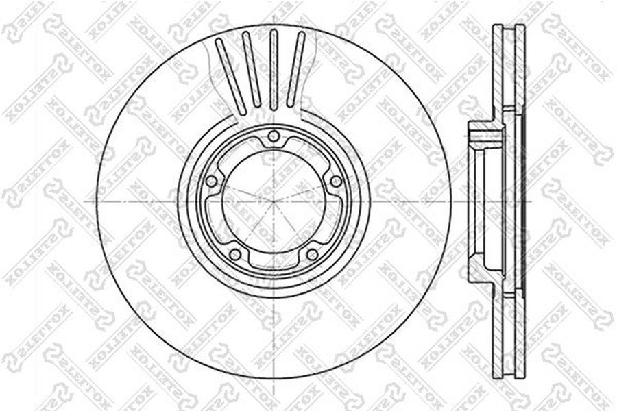 Диски Stellox передние 6020-2531V-SX купить,NaN