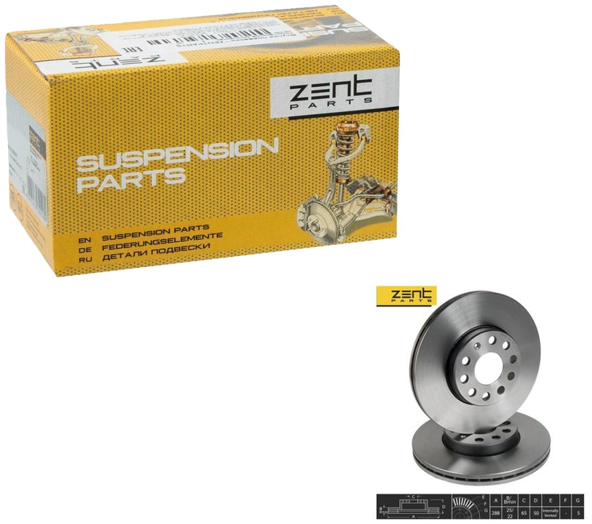 Диски ZentParts передние Z05951 купить,NaN