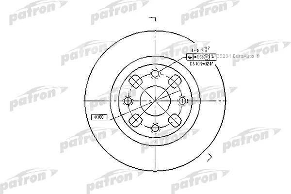 Диски PATRON передние PBD4119 купить,NaN
