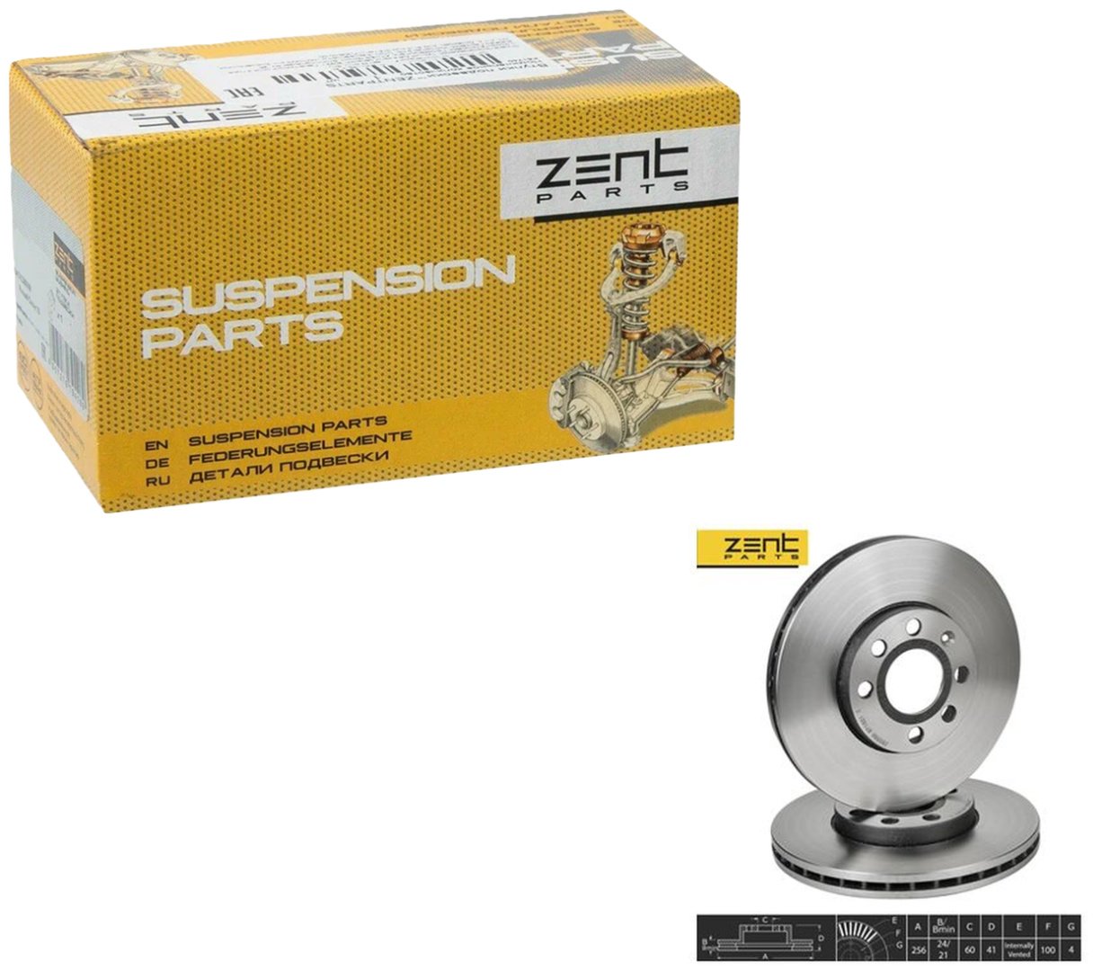 Диски ZentParts передние Z05980 купить,NaN