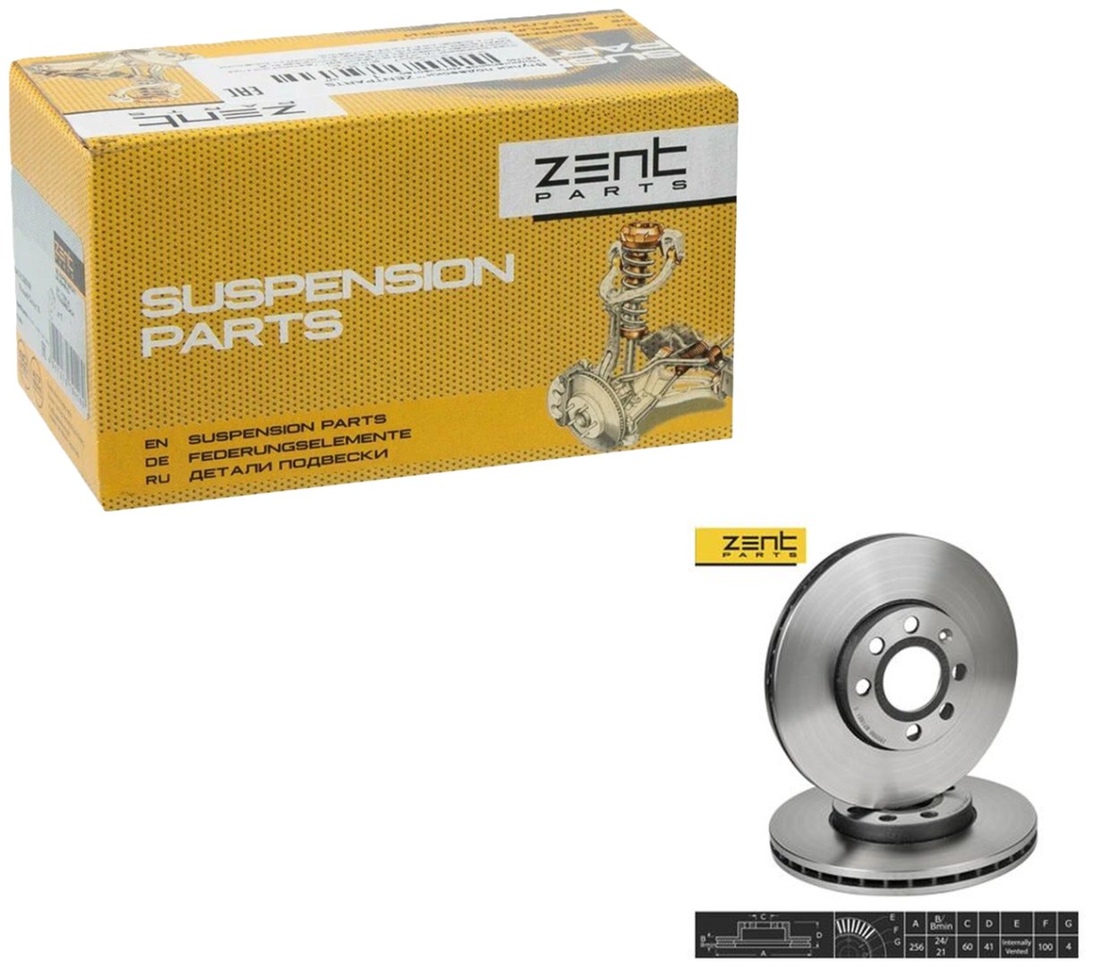 Диски ZentParts передние Z05980 купить,NaN