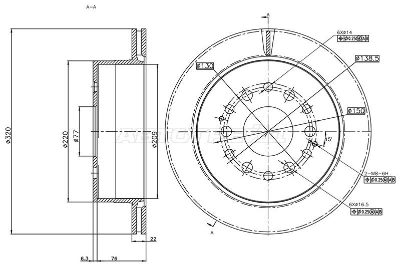 Диски SAT задние ST-25-0013 купить,NaN
