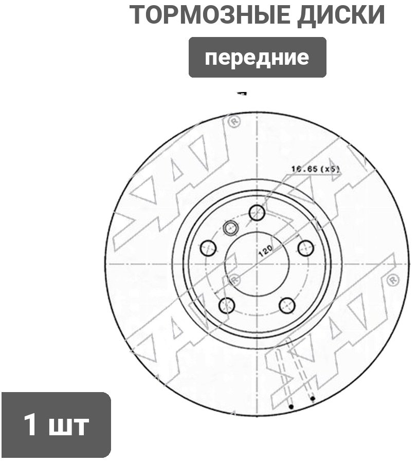 Диски SAT передние ST-34116756847 купить,NaN