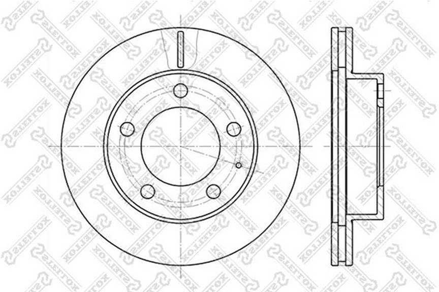 Диски Stellox передние 6020-3227V-SX купить,NaN