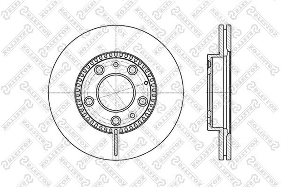 Диски Stellox передние 6020-3241V-SX купить,NaN