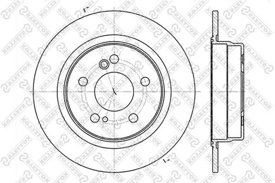 Диски Stellox задние 6020-3326-SX купить,NaN