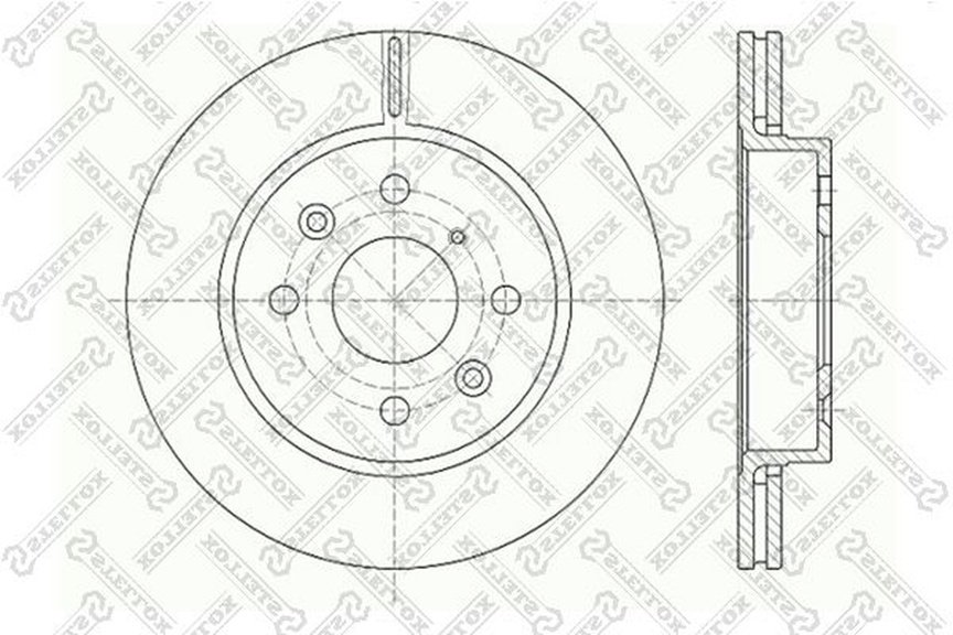 Диски Stellox передние 6020-3501V-SX купить,NaN