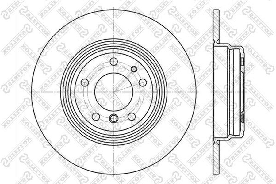 Диски Stellox задние 6020-1533-SX купить,NaN