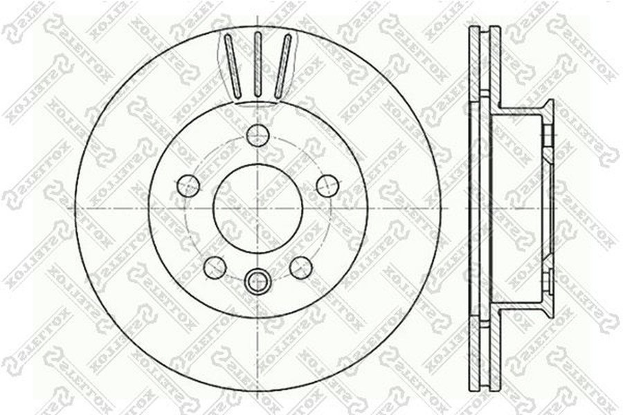 Диски Stellox передние 6020-4733V-SX купить,NaN
