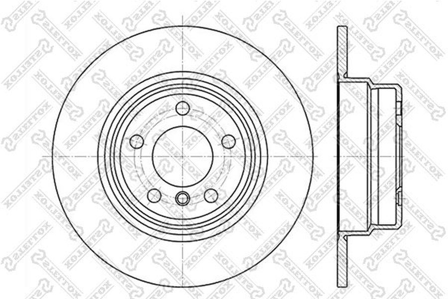 Диски Stellox задние 6020-1548-SX купить,NaN