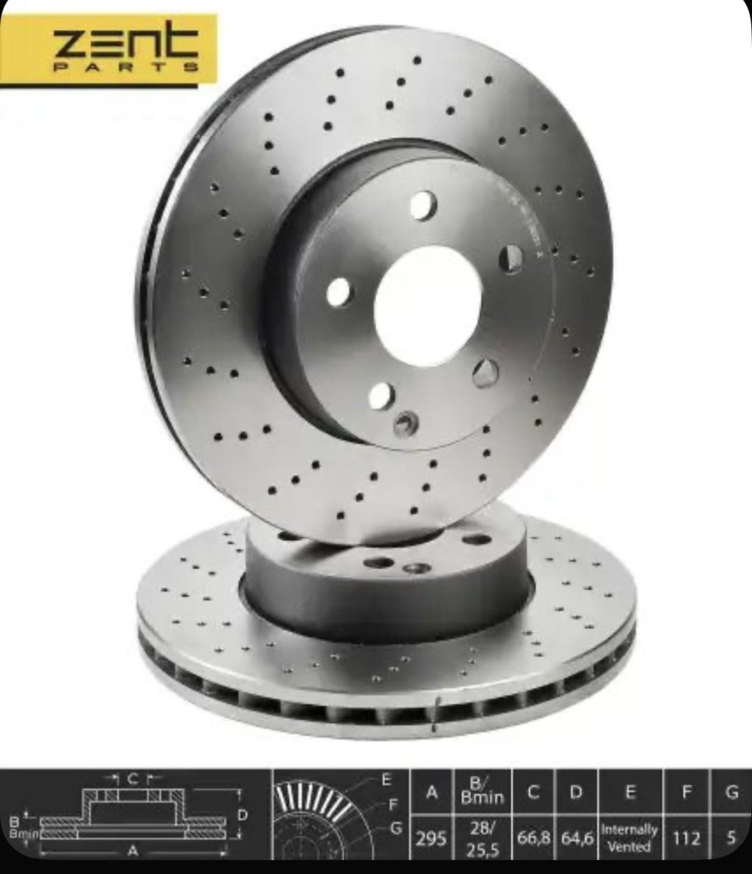Диски ZentParts передние Z06086 W204 купить,NaN