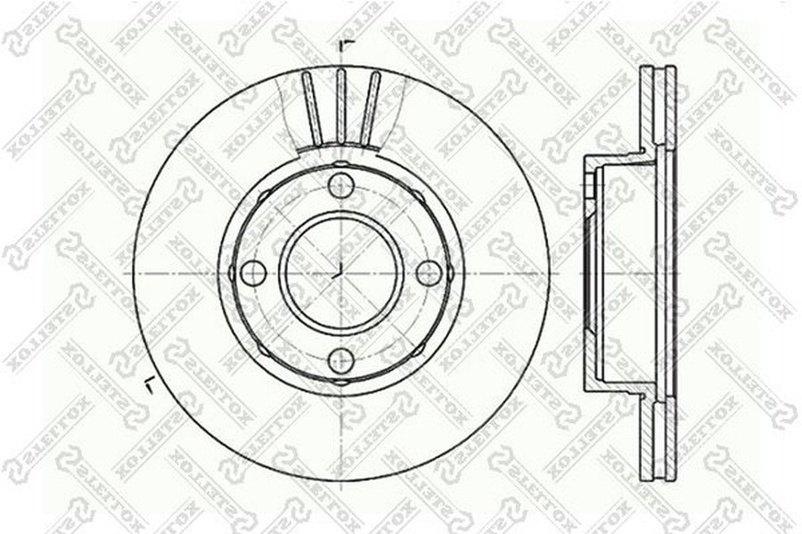 Диски Stellox передние 6020-4738V-SX купить,NaN