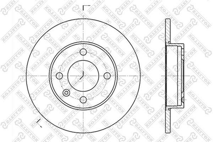 Диски Stellox передние 6020-4704-SX купить,NaN
