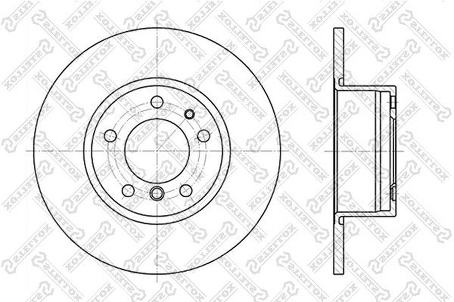 Диски Stellox передние 6020-1518-SX