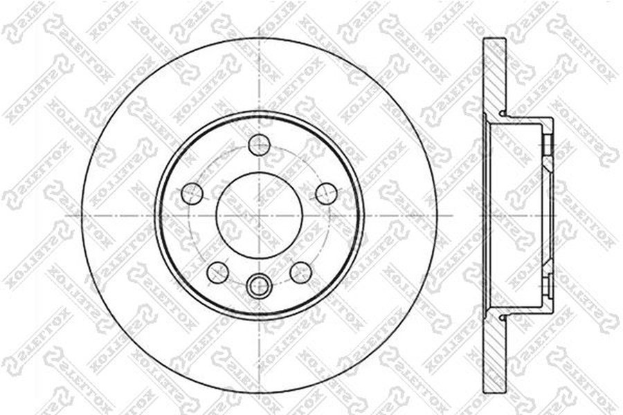 Диски Stellox передние 6020-4766-SX