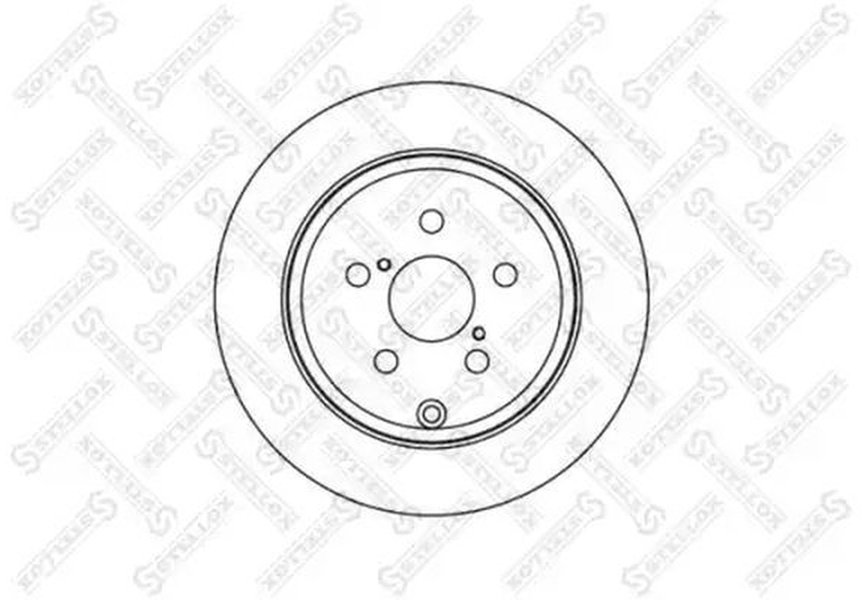 Диски Stellox задние 6020-4589-SX