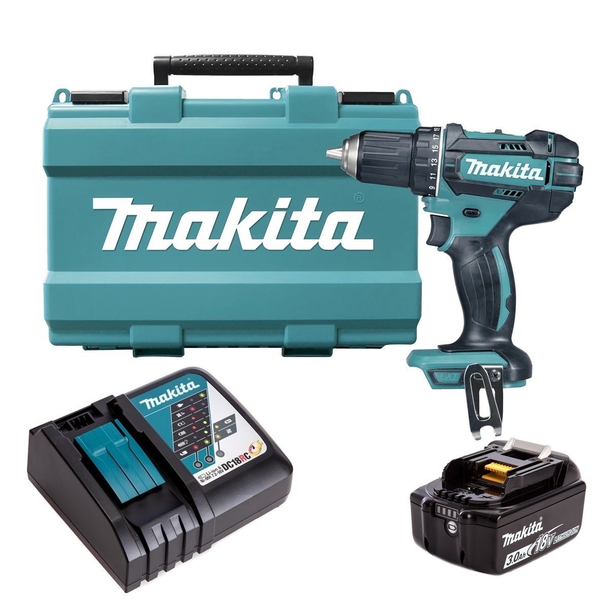 Дрель-шуруповерт Makita DDF485RF купить,0