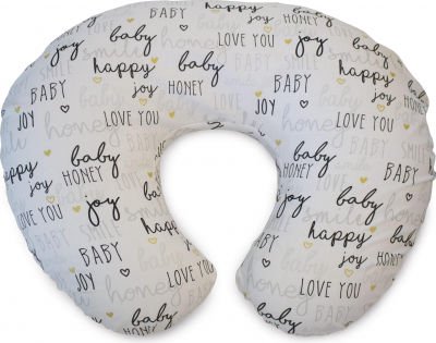 Подушка Chicco Boppy Hello Baby для кормления бежевая купить,NaN