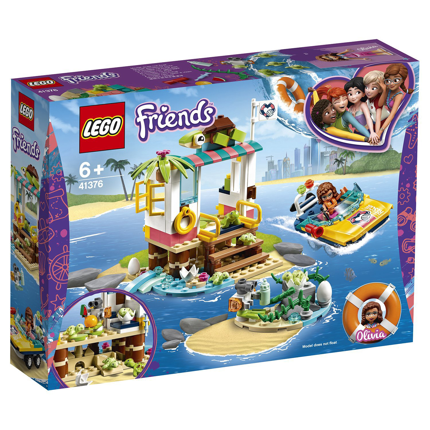 Конструктор Lego Подружки Спасение черепах 41376    купить,NaN