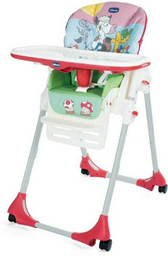 Стульчик для кормления Chicco Polly Easy Country Farm красный