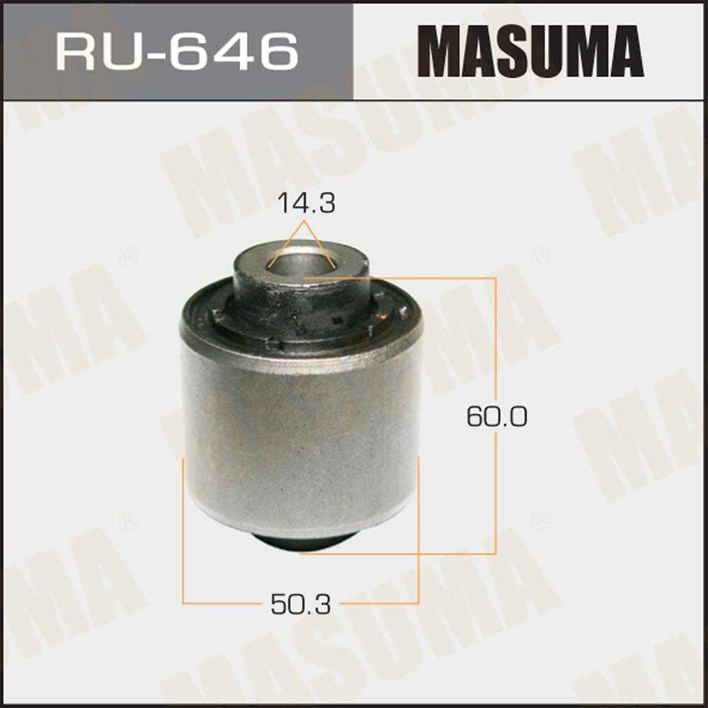 MASUMA сайлентблок рычага подвески RU646 купить,NaN