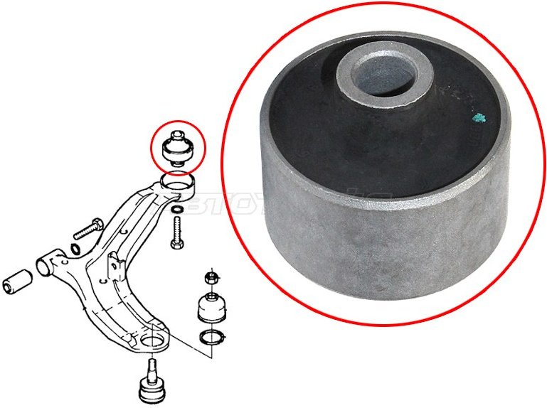 SAT сайлентблок рычага подвески ST-54555-25000 купить,NaN