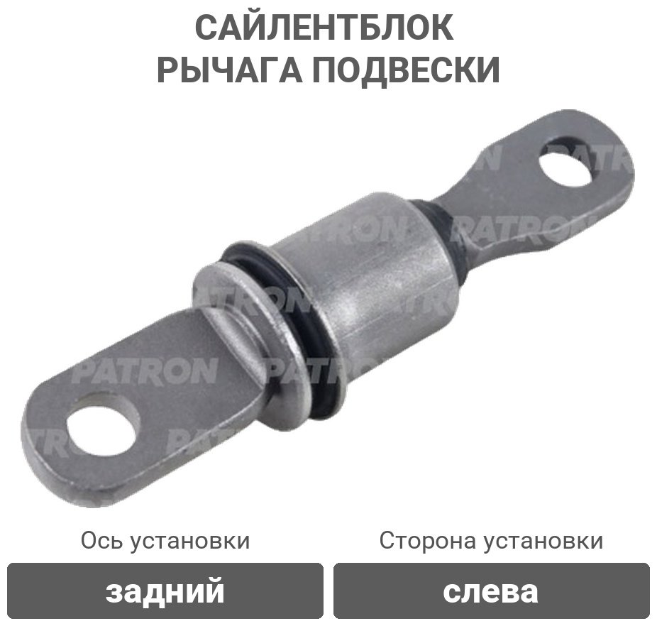 PATRON сайлентблок рычага подвески PSE12663 купить,NaN