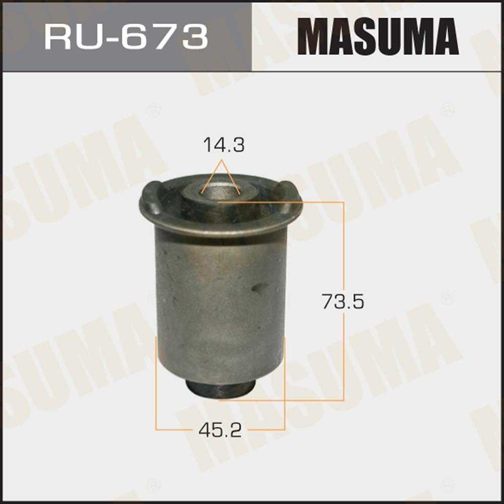 MASUMA сайлентблок рычага подвески RU673 купить,NaN