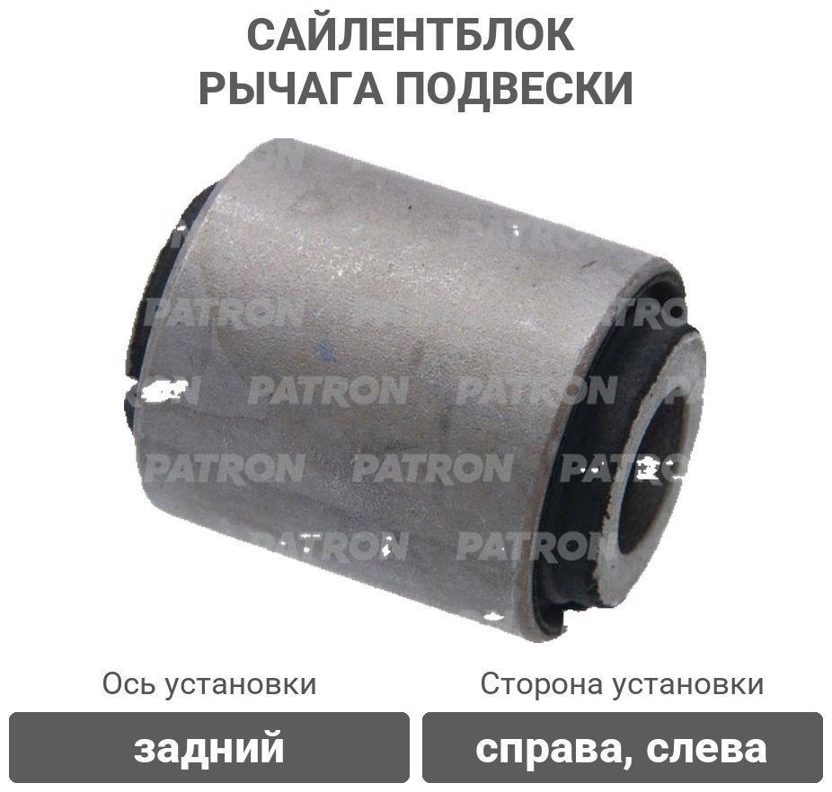 PATRON сайлентблок рычага подвески PSE12249 купить,NaN