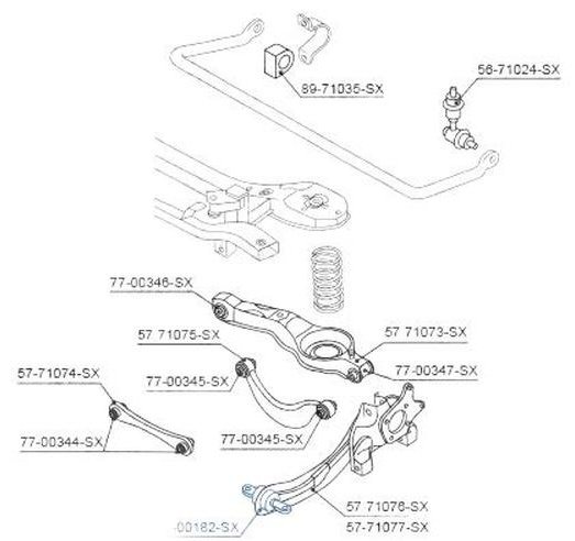 Stellox сайлентблок рычага подвески 7700182SX купить,NaN