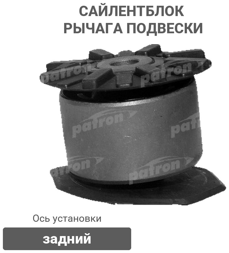 PATRON сайлентблок рычага подвески PSE10023 купить,NaN