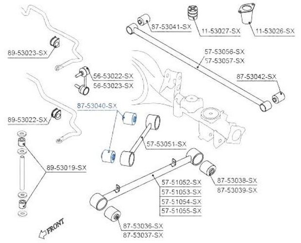 Stellox сайлентблок рычага подвески 8753040SX купить,NaN