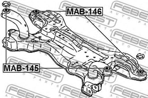 FEBEST сайлентблок MAB-145 купить,NaN