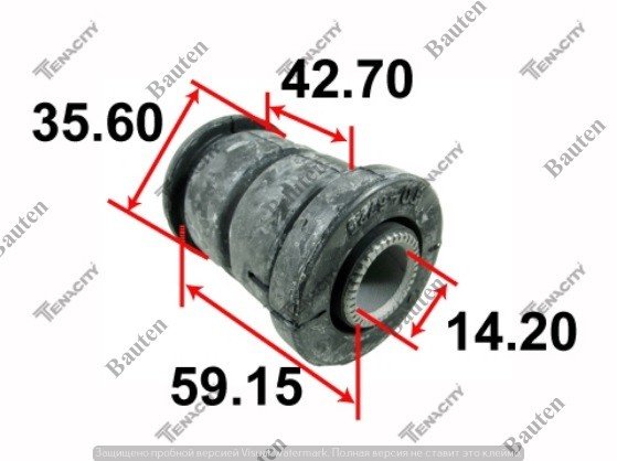 Tenacity сайлентблок рычага подвески AAMTO1035 купить,NaN