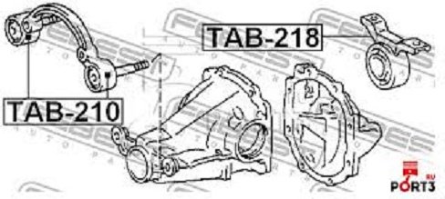 FEBEST сайлентблок редуктора TAB-210 купить,NaN