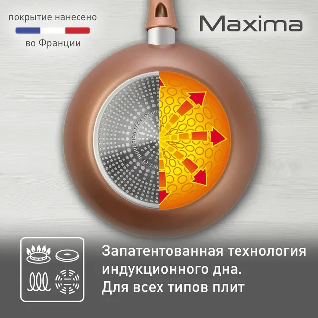 Сковорода-вок Tefal Maxima 04222628 28см купить,NaN