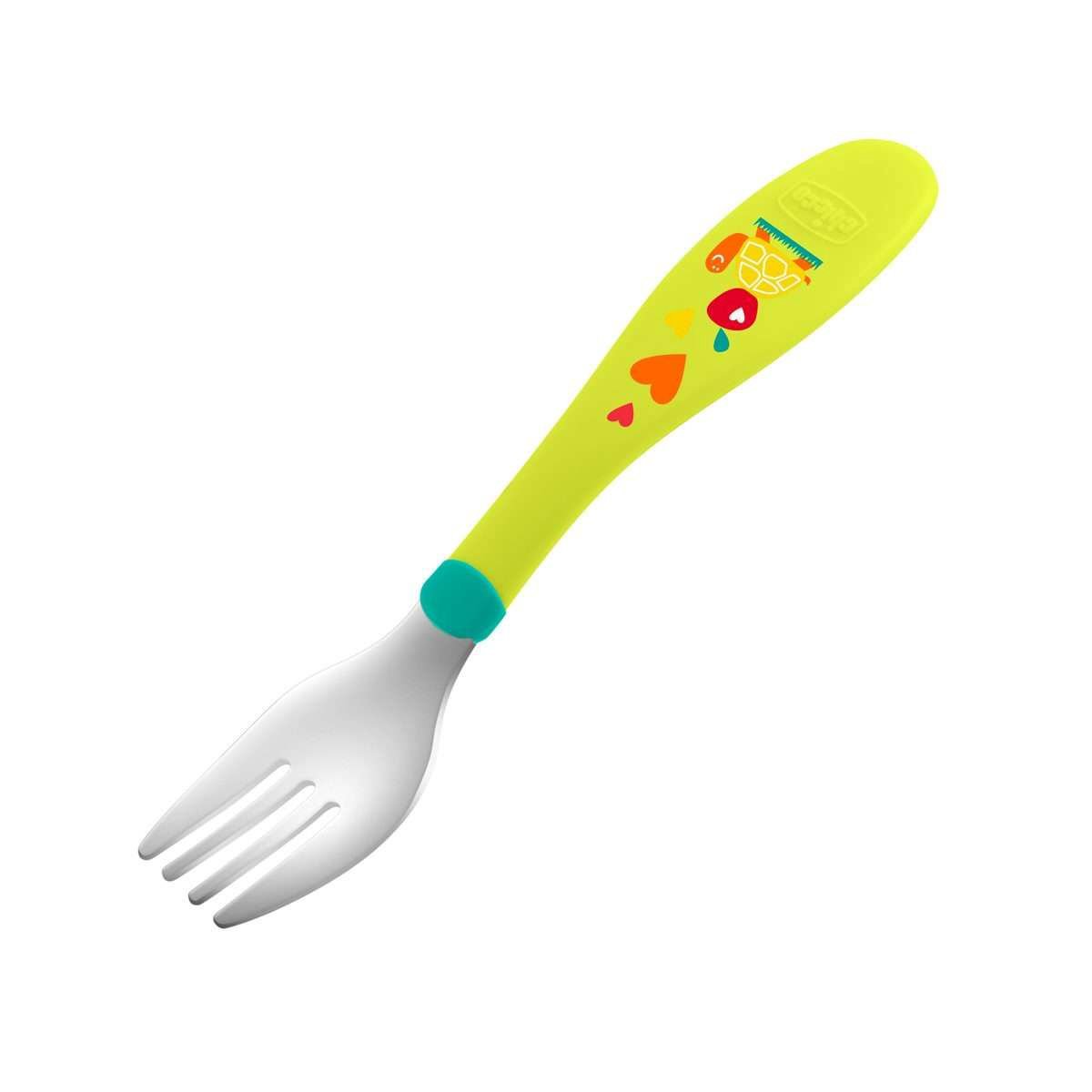 Набор Chicco Metal Cutlery зеленый купить,NaN
