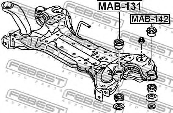 FEBEST сайлентблок MAB-142 купить,NaN