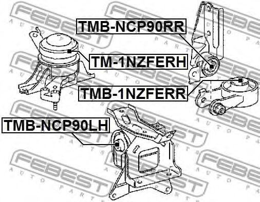 FEBEST сайлентблок TMB-NCP90RR купить,NaN
