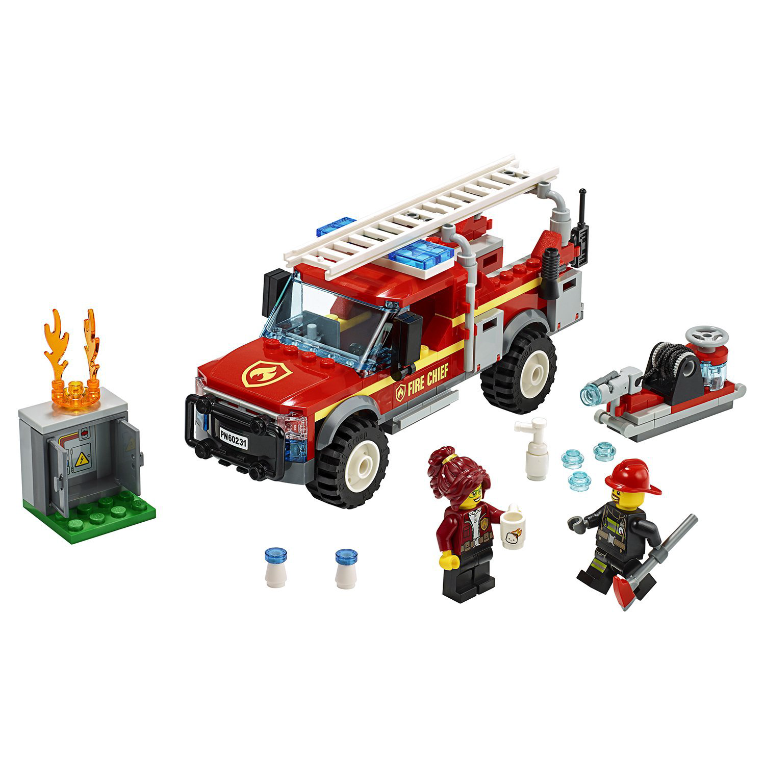 Конструктор Lego City Грузовик начальника пожарной охраны 60231 купить,NaN