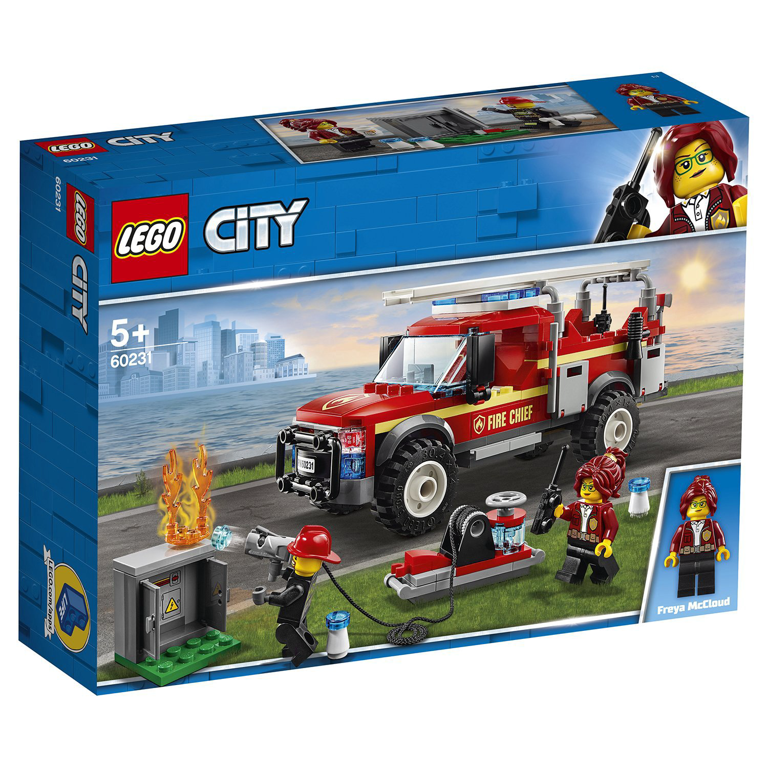 Конструктор Lego City Грузовик начальника пожарной охраны 60231 купить,NaN