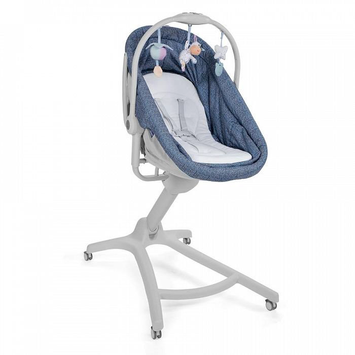 Кроватка-стульчик Chicco Baby Hug 4-в-1 Spectrum синий купить,NaN