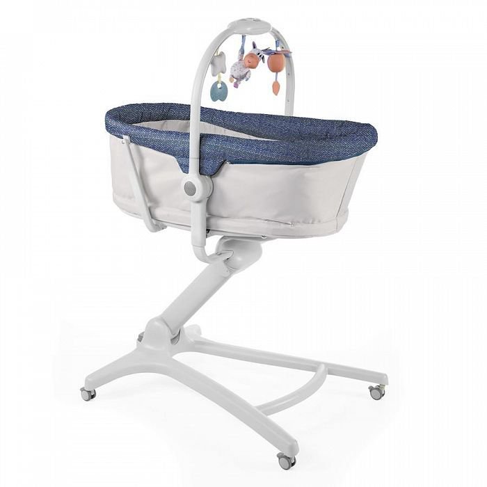 Кроватка-стульчик Chicco Baby Hug 4-в-1 Spectrum синий купить,NaN