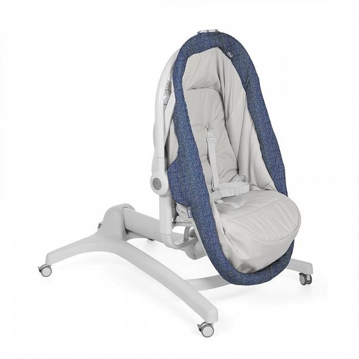 Кроватка-стульчик Chicco Baby Hug 4-в-1 Spectrum синий купить,NaN